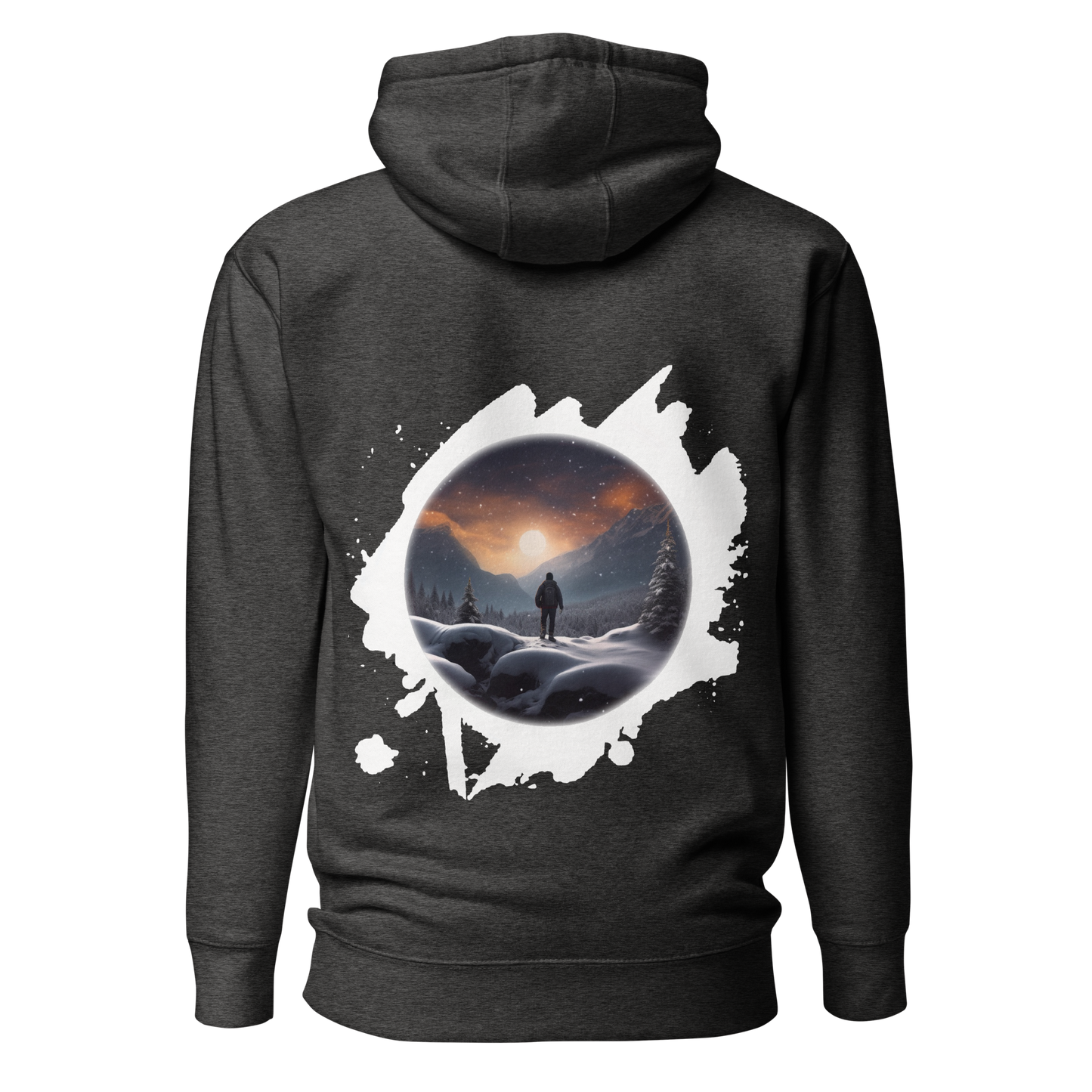 Wildwonder Unisex Hoodie - Snowy sunset