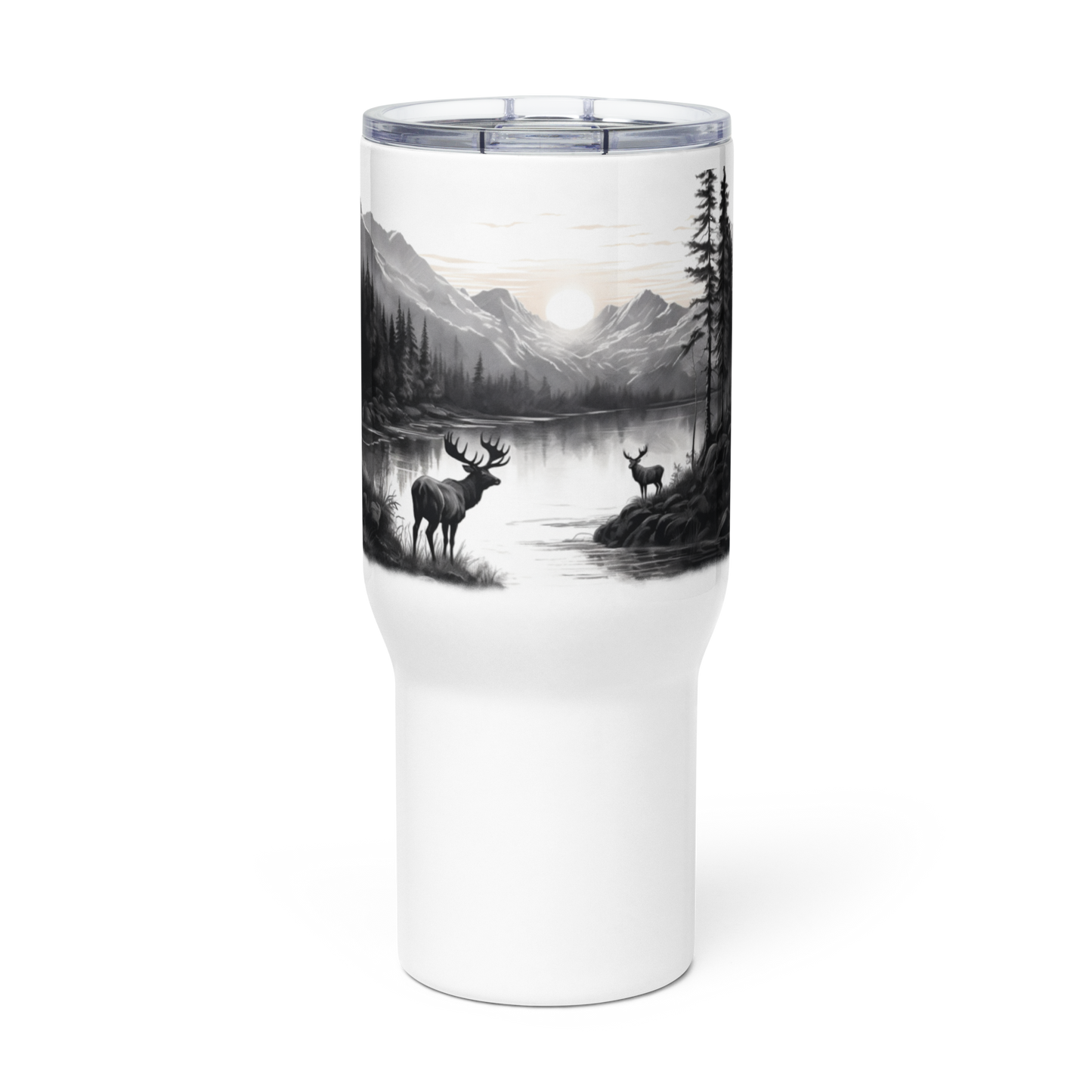 Wildwonder Travel mug with a handle - Wildlife peak