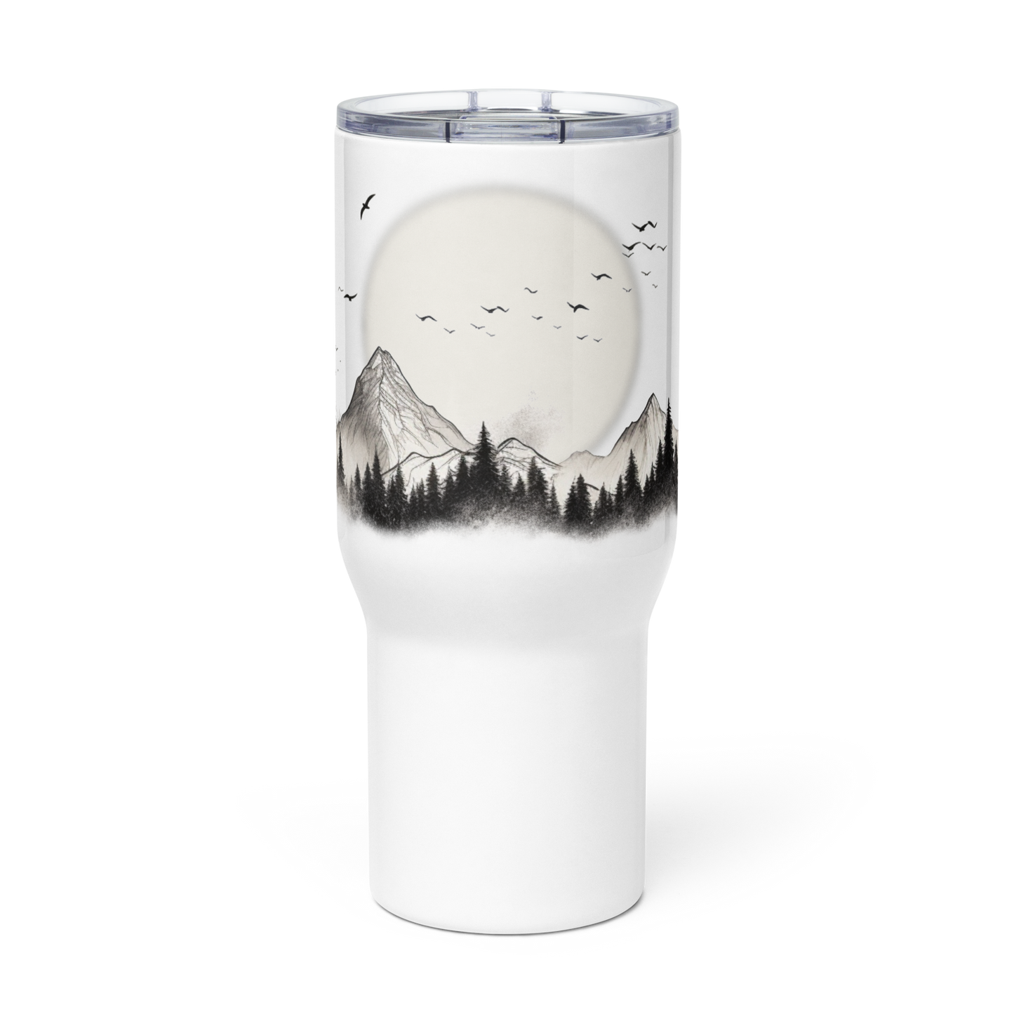 Wildwonder Travel mug with a handle - Mountain view