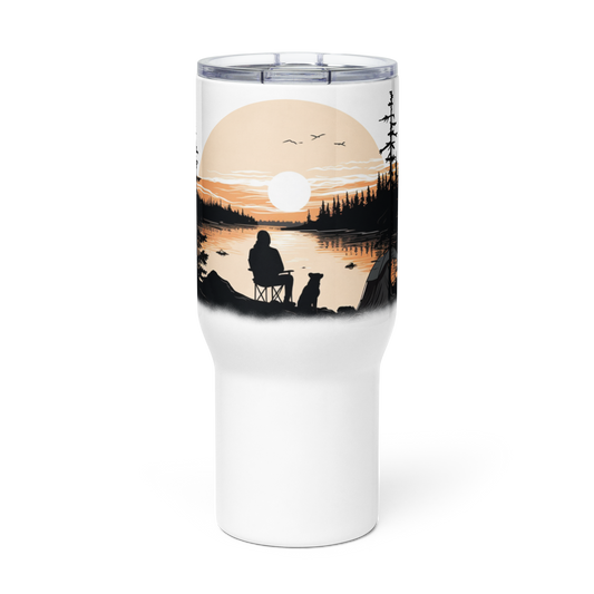 Wildwonder Travel mug with a handle - Man’s best friend