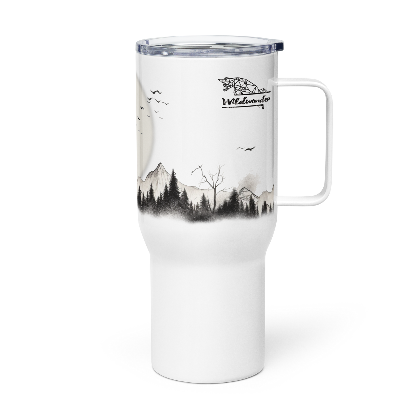 Wildwonder Travel mug with a handle - Mountain view