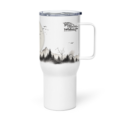 Wildwonder Travel mug with a handle - Mountain view