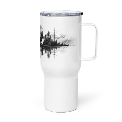 Wildwonder Travel mug with a handle - Peaceful camping