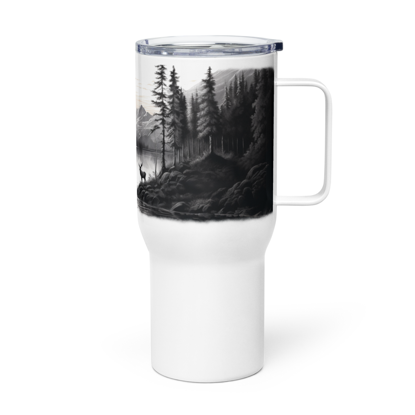 Wildwonder Travel mug with a handle - Wildlife peak