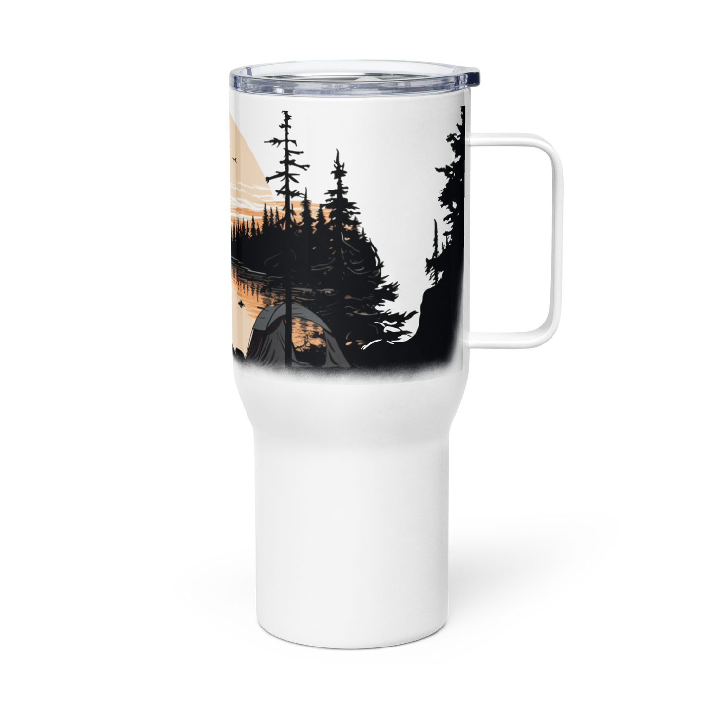 Wildwonder Travel mug with a handle - Man’s best friend