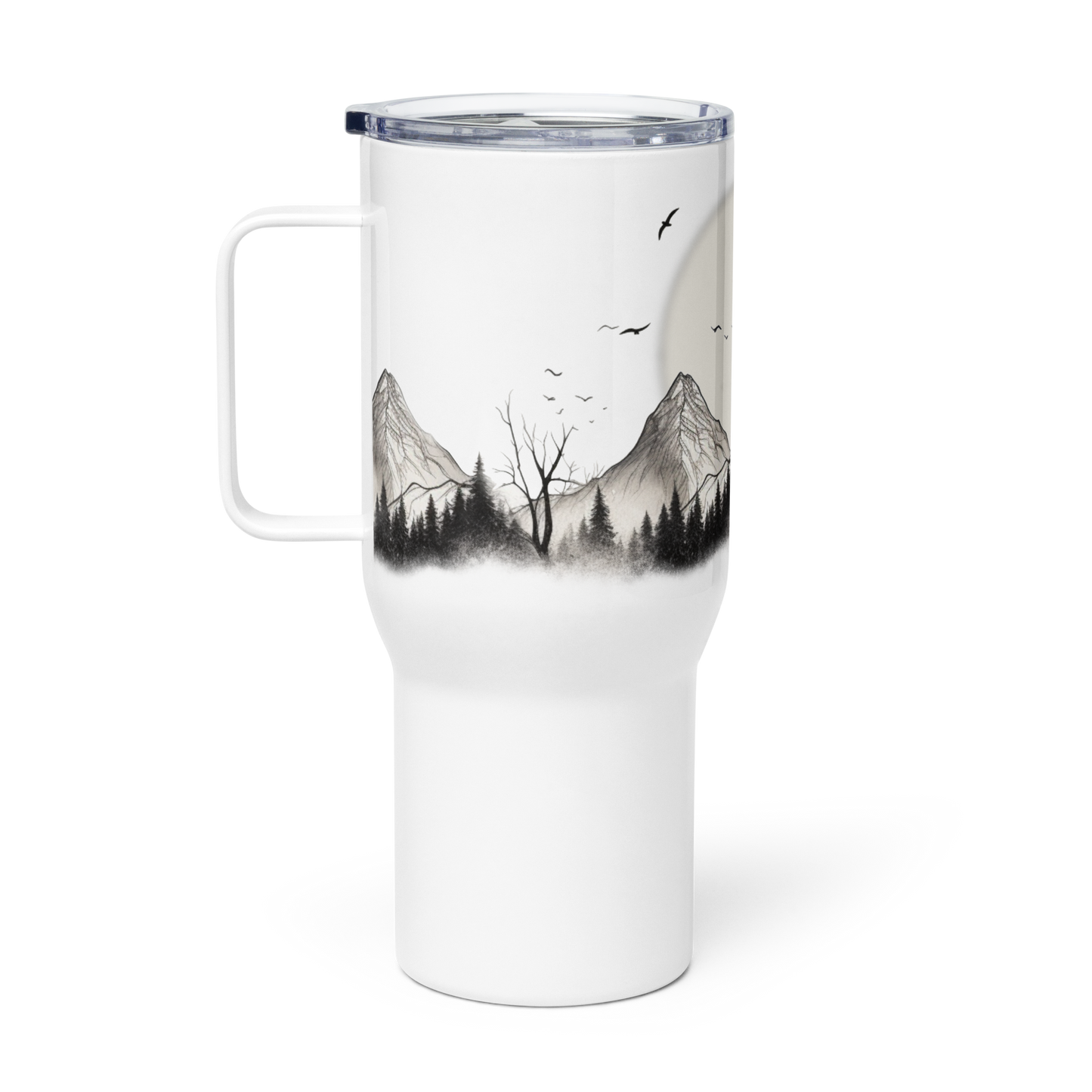 Wildwonder Travel mug with a handle - Mountain view