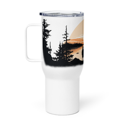 Wildwonder Travel mug with a handle - Man’s best friend