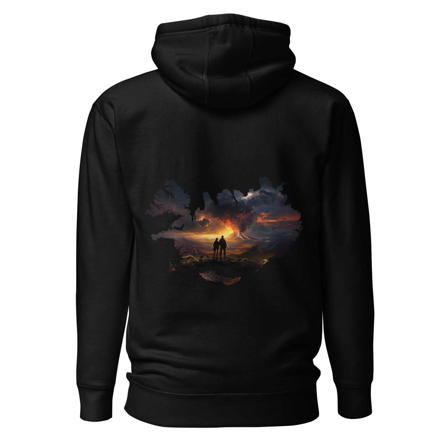 Wildwonder Unisex Hoodie - Volcanic view