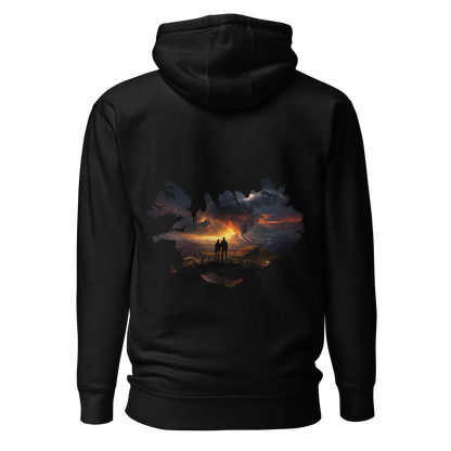 Wildwonder Unisex Hoodie - Volcanic view