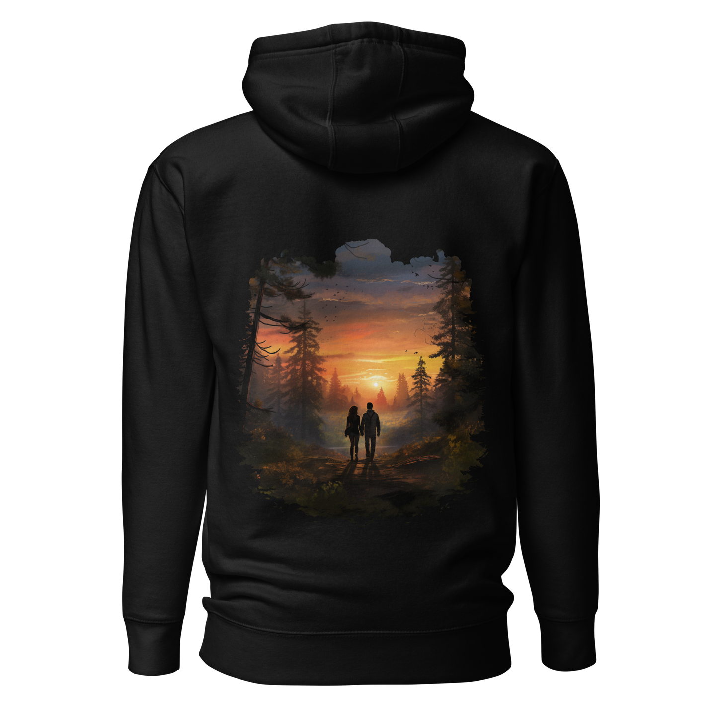 Wildwonder Unisex Hoodie - Couple Sunset