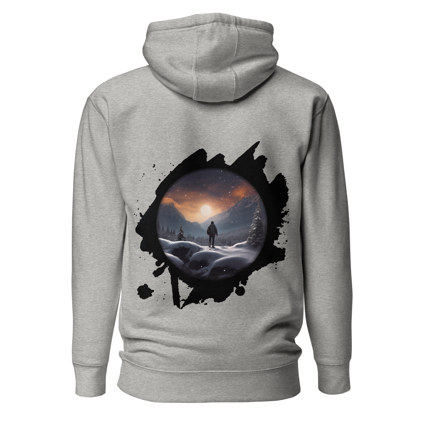 Wildwonder Unisex Hoodie - Snowy sunset