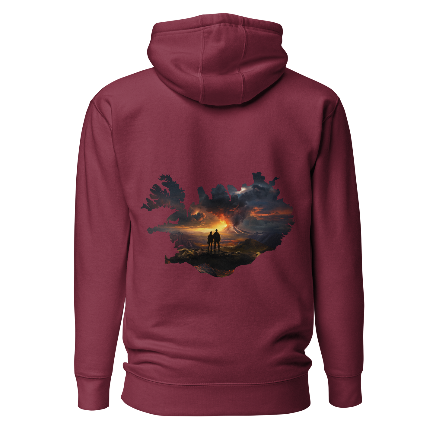 Wildwonder Unisex Hoodie - Volcanic view