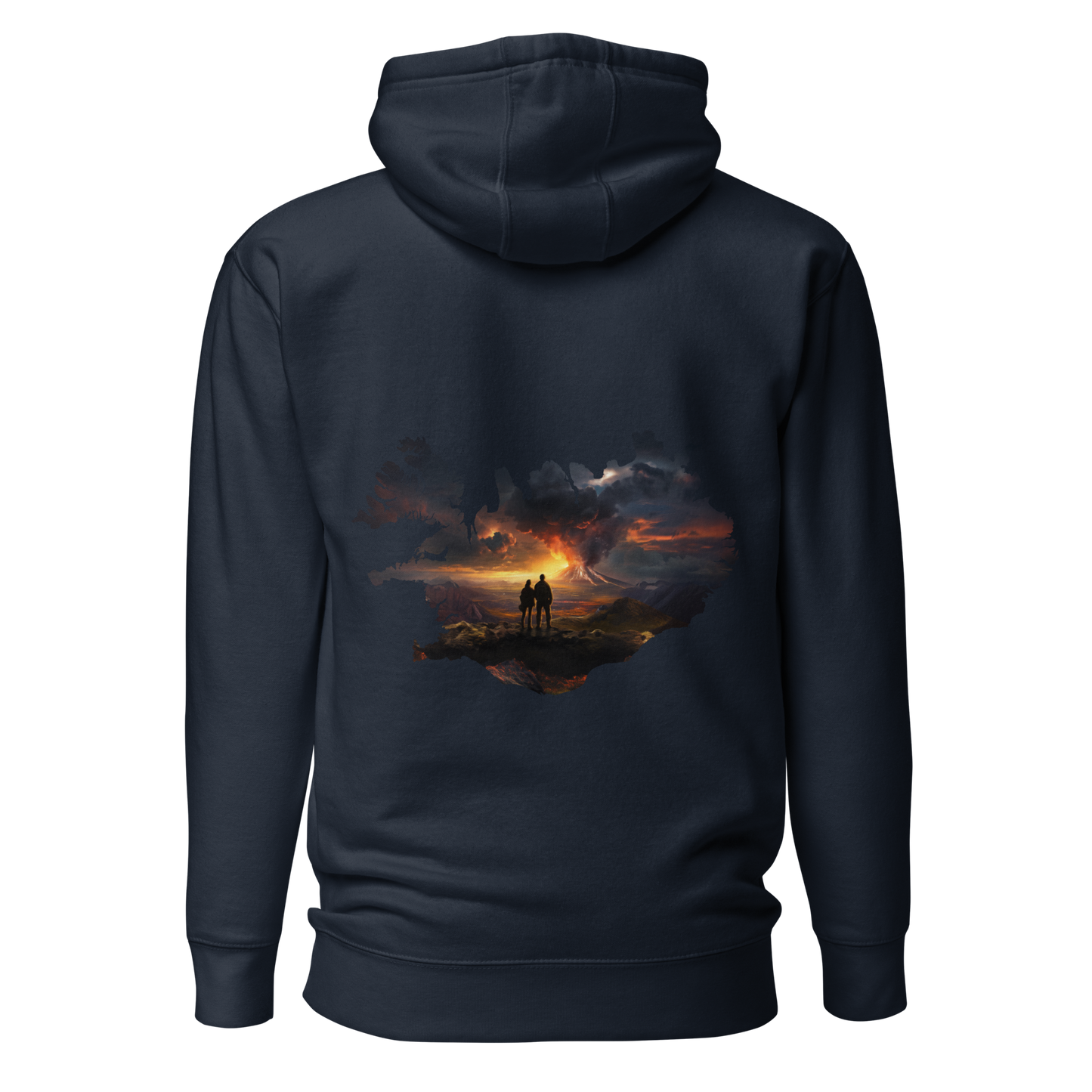 Wildwonder Unisex Hoodie - Volcanic view