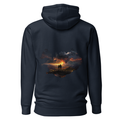 Wildwonder Unisex Hoodie - Volcanic view