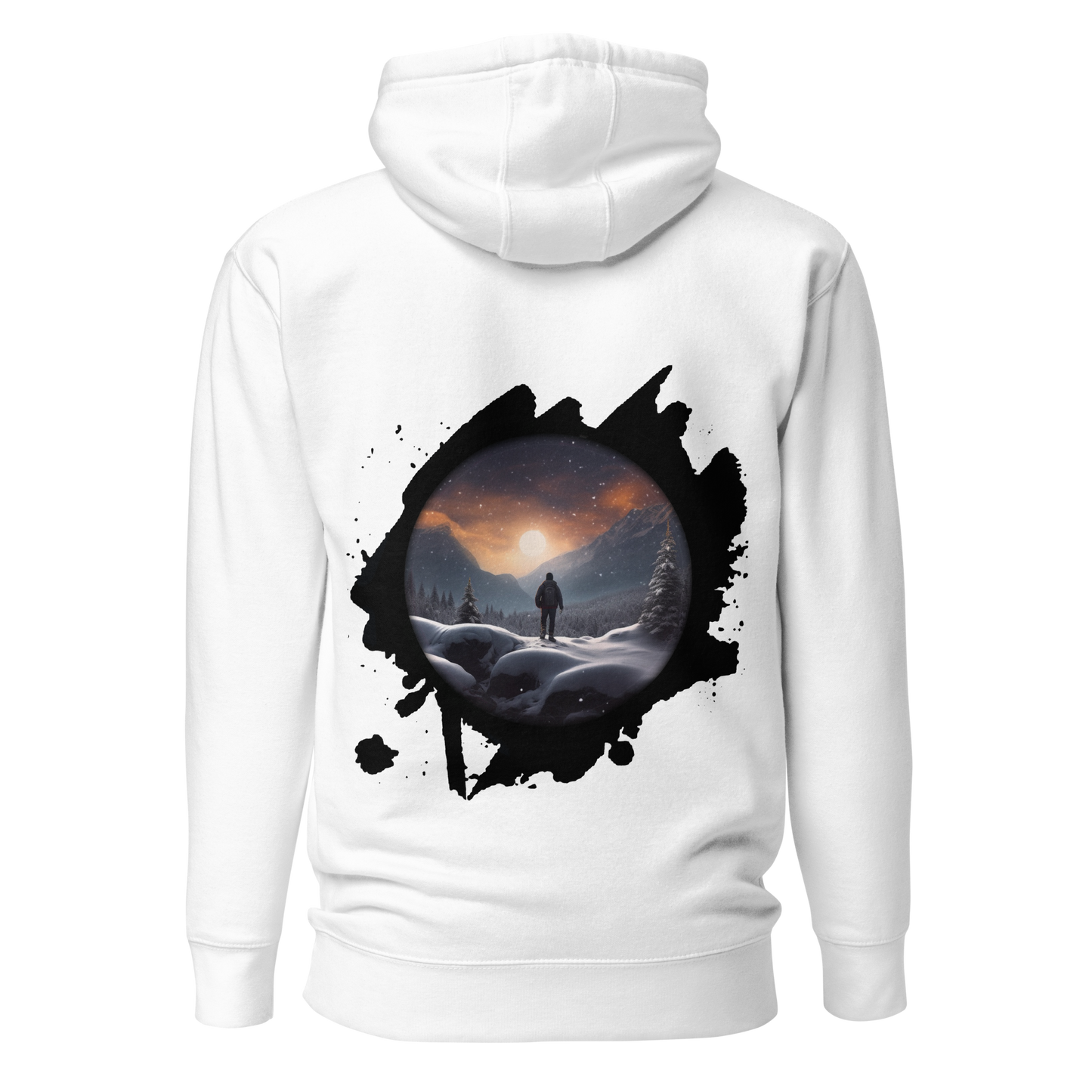 Wildwonder Unisex Hoodie - Snowy sunset