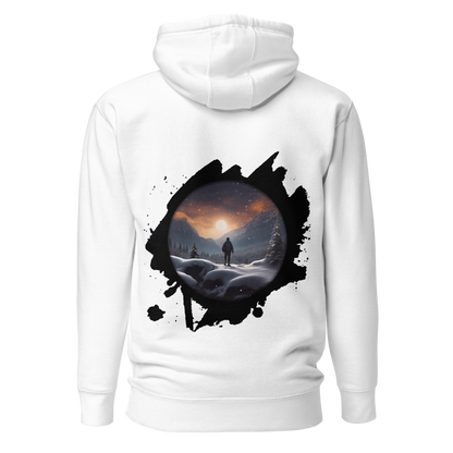 Wildwonder Unisex Hoodie - Snowy sunset