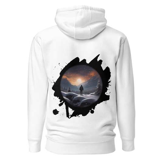 Wildwonder Unisex Hoodie - Snowy sunset