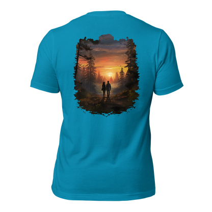 Wildwonder Unisex t-shirt - Couple sunset