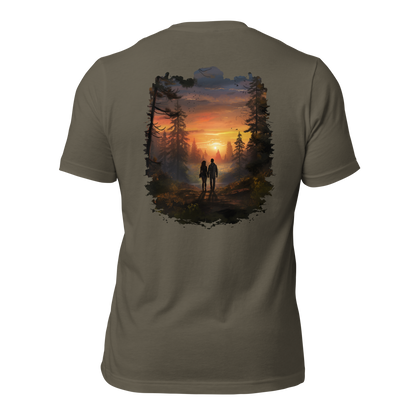 Wildwonder Unisex t-shirt - Couple sunset