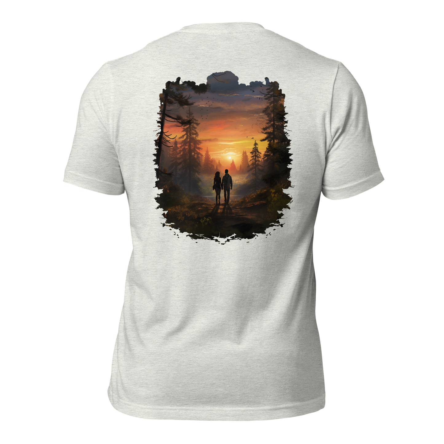 Wildwonder Unisex t-shirt - Couple sunset