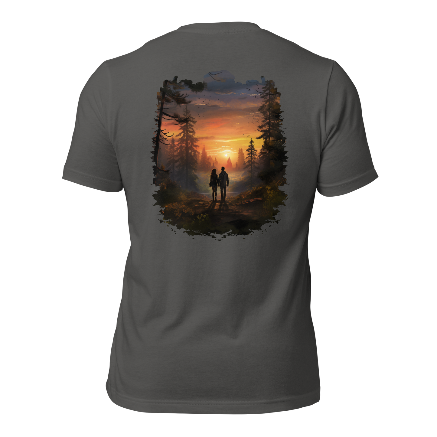 Wildwonder Unisex t-shirt - Couple sunset