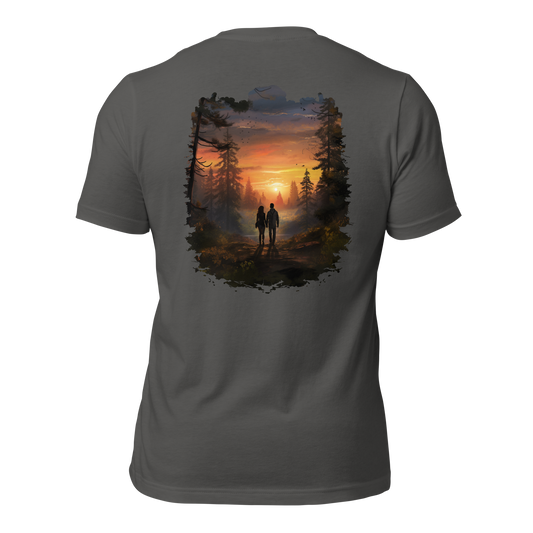 Wildwonder Unisex t-shirt - Couple sunset