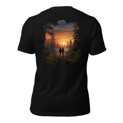 Wildwonder Unisex t-shirt - Couple sunset