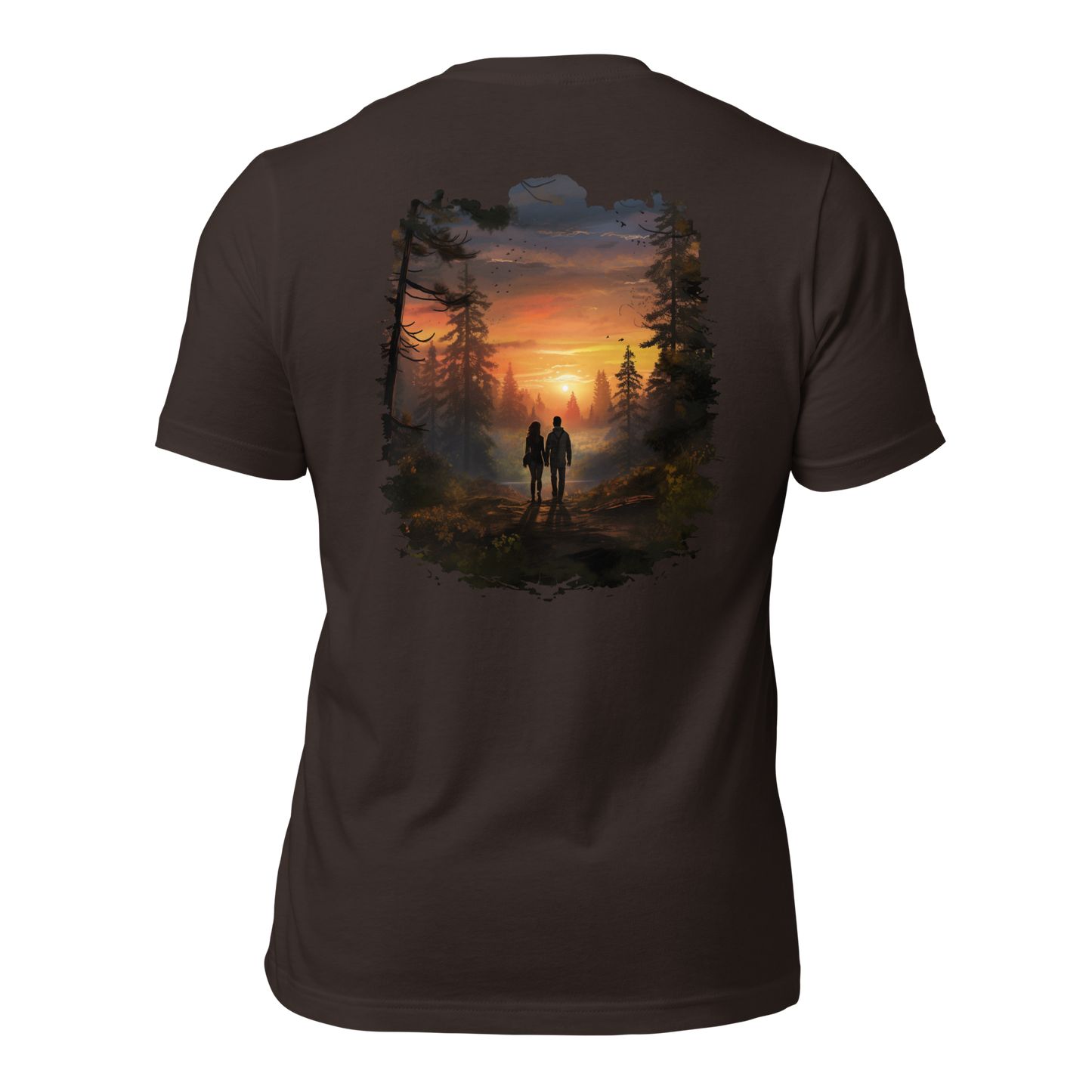 Wildwonder Unisex t-shirt - Couple sunset