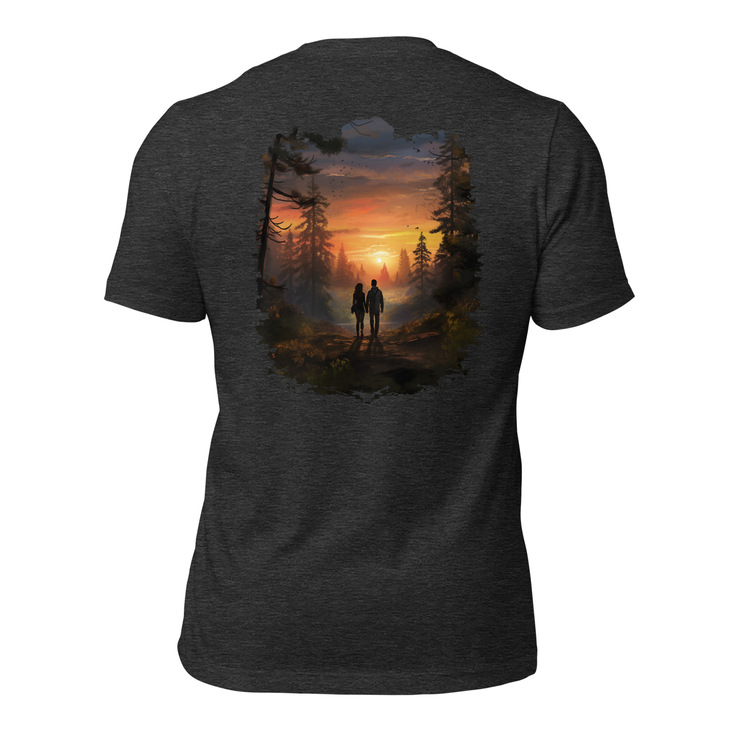 Wildwonder Unisex t-shirt - Couple sunset