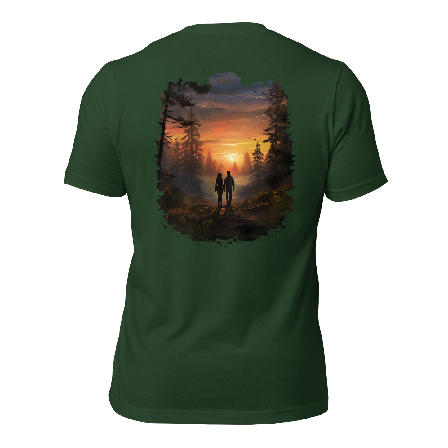 Wildwonder Unisex t-shirt - Couple sunset