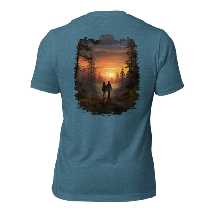 Wildwonder Unisex t-shirt - Couple sunset