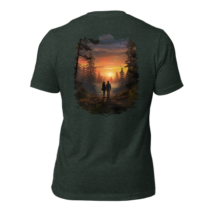 Wildwonder Unisex t-shirt - Couple sunset