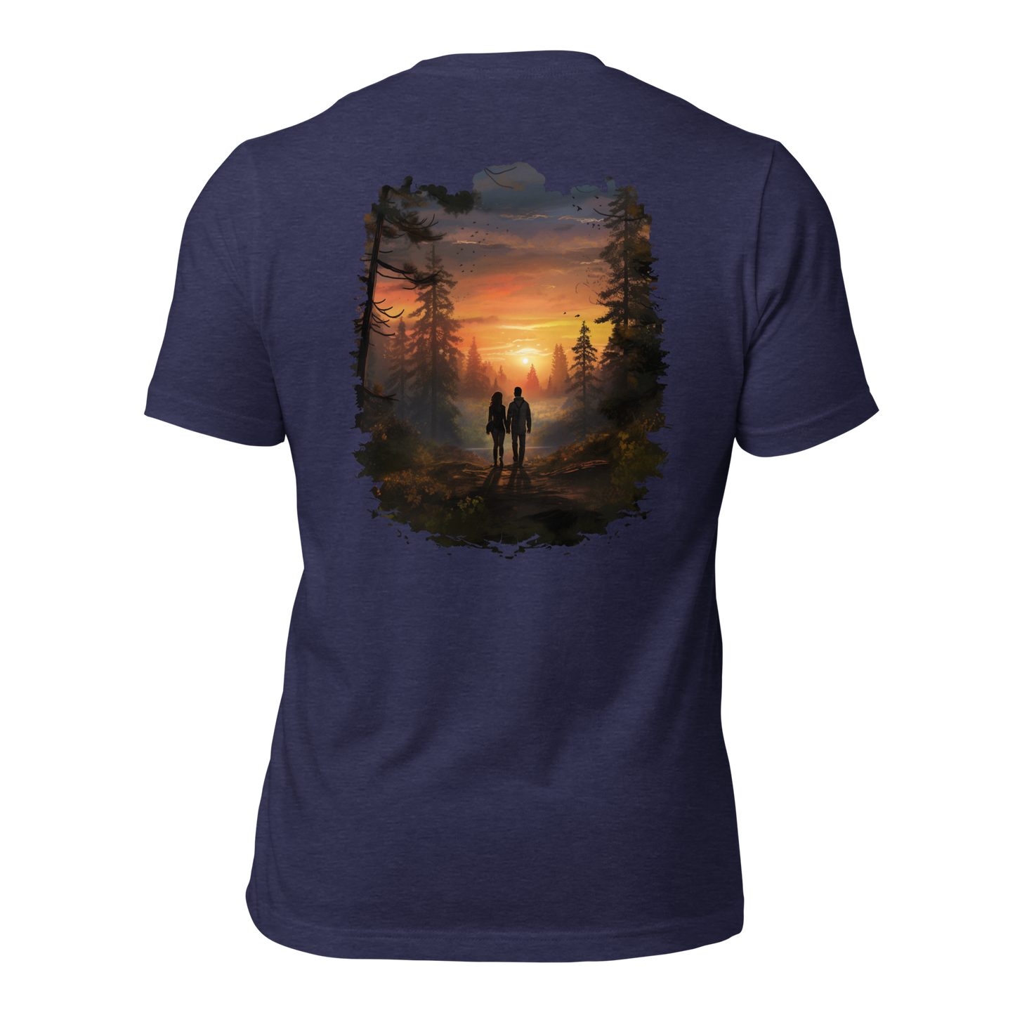 Wildwonder Unisex t-shirt - Couple sunset