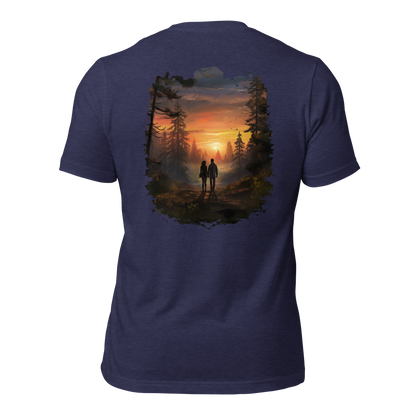 Wildwonder Unisex t-shirt - Couple sunset