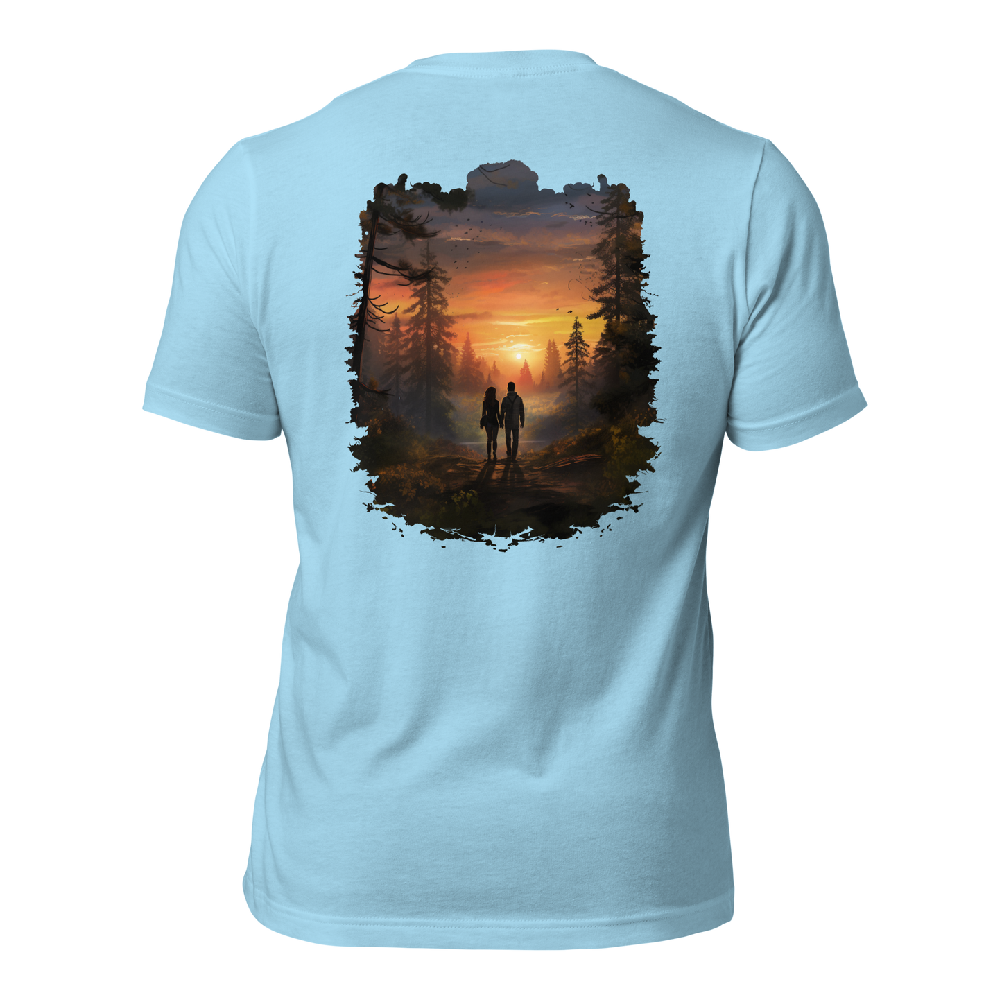 Wildwonder Unisex t-shirt - Couple sunset