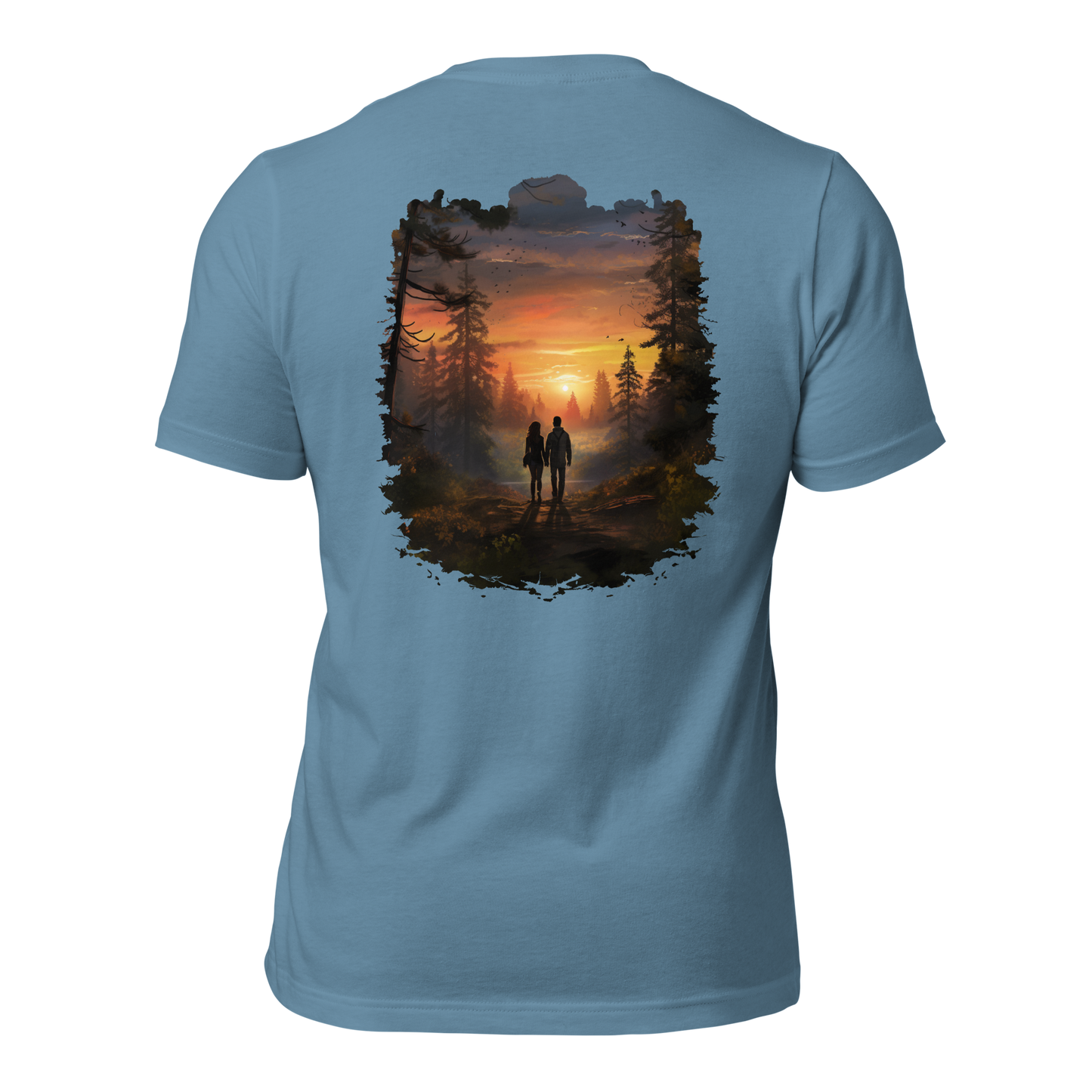 Wildwonder Unisex t-shirt - Couple sunset