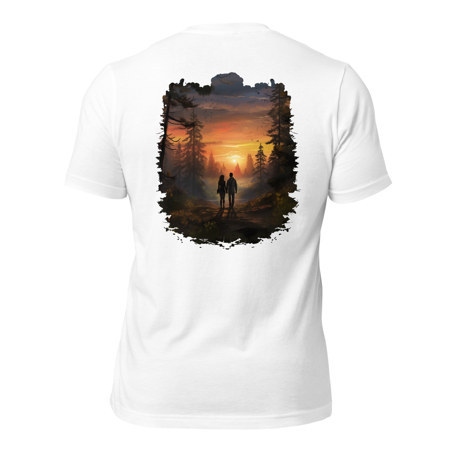 Wildwonder Unisex t-shirt - Couple sunset