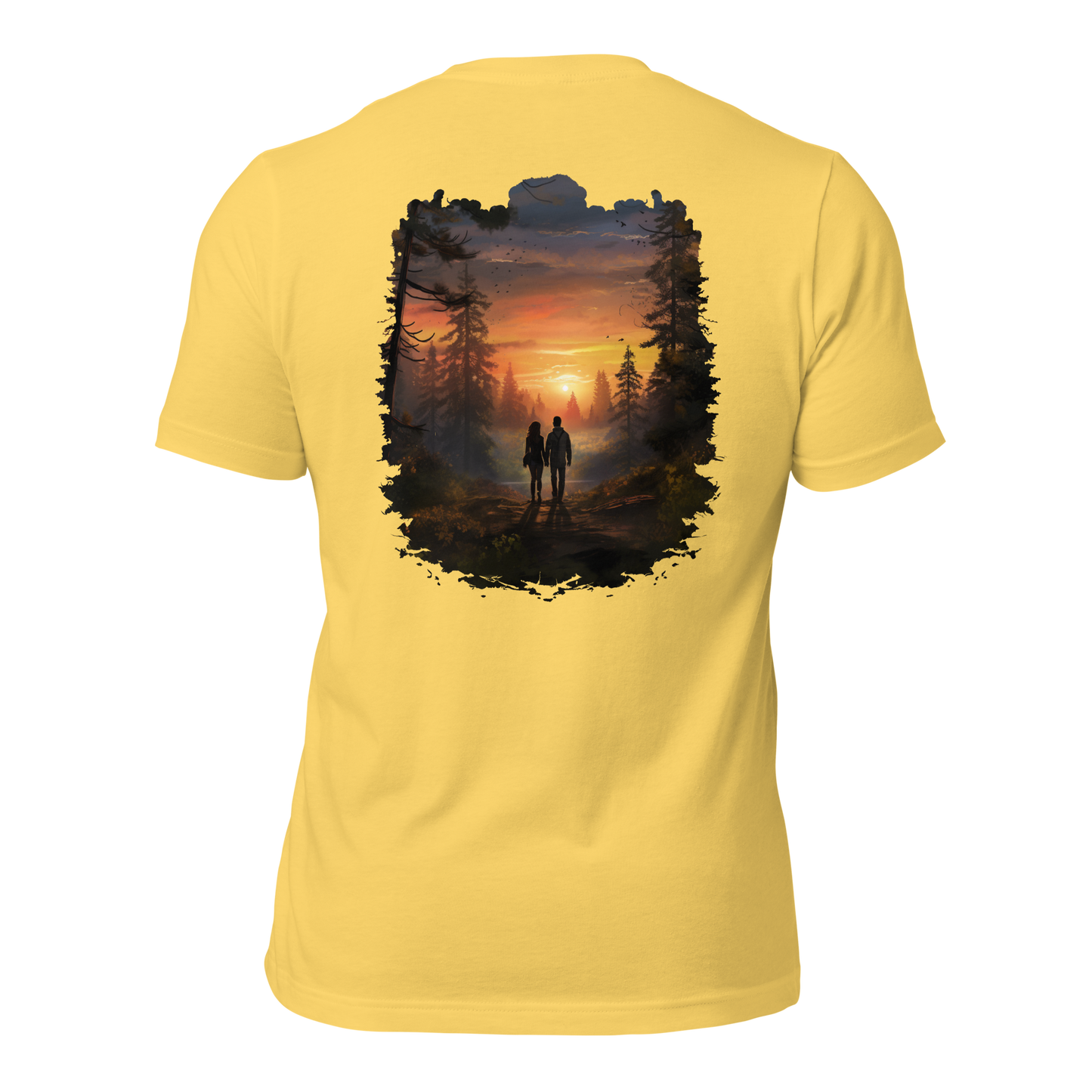 Wildwonder Unisex t-shirt - Couple sunset